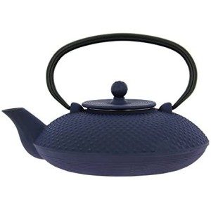 amazon - Thekitchenette - Théière en Fonte Fuji Bleu