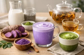 Ube dans les boissons fonctionnelles